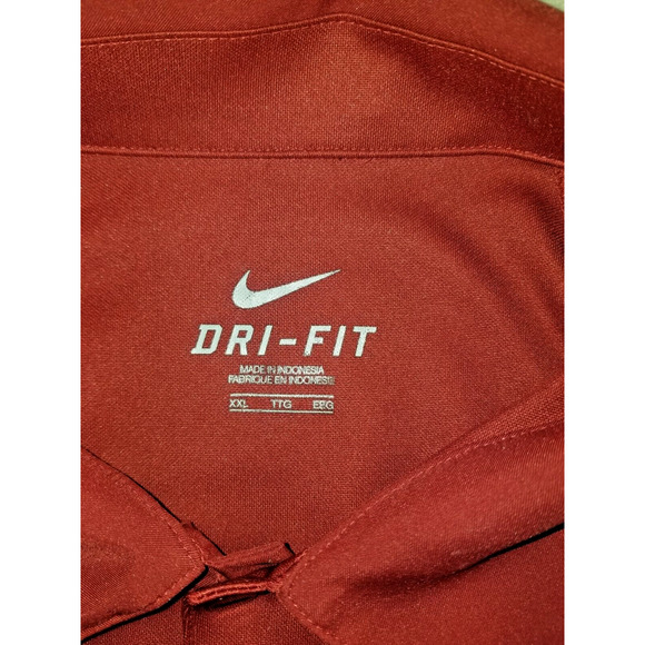USC Trojans Nike Dri-Fit Campus Short Sleeve Polo (Men's Medium) Cardinal Red - Picture 7 of 14